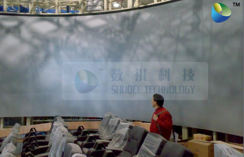 Customized High Definition 5D Cinema Equipment With Curved Screen