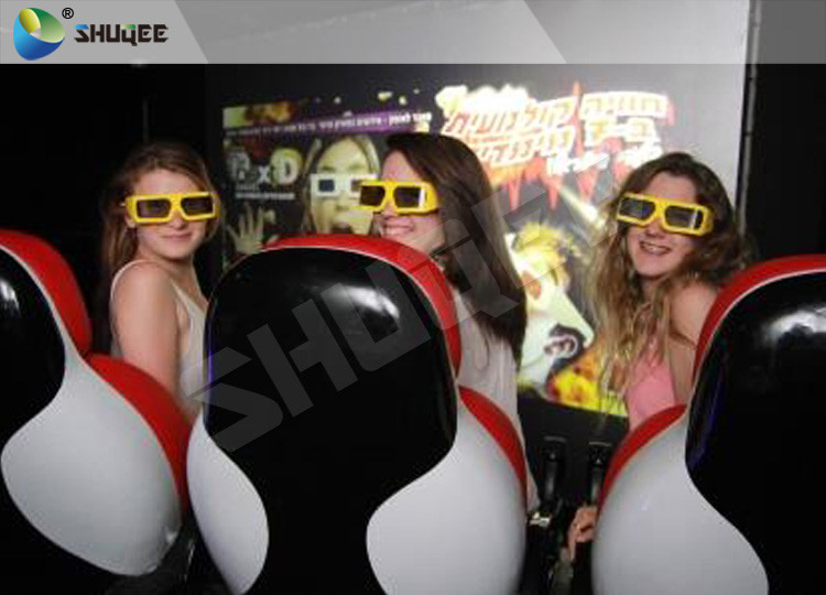 Electric Dynamic System 7D Movie Theater For Iron Box Removable In Amusement Places