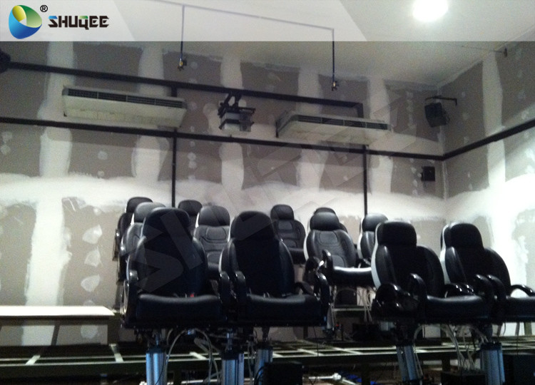 Unique 5D Cinema Equipment With Luxurious Armrest Seats Two Years Warranty