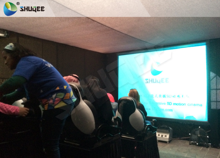Funny Electric System 7D Movie Theater For Cabin Removable In Amusement Places