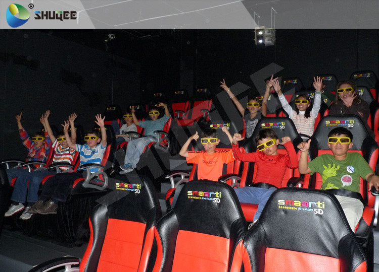 Professional 5D Cinema System With Digital Special Effects For Amusement Parks