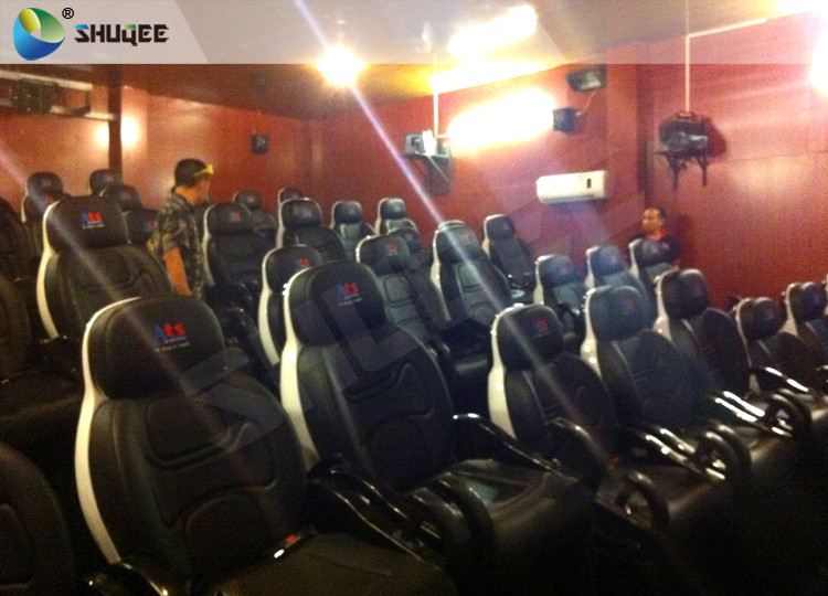 Integrating Simulating Luxury Cabin Box 5D Cinema System With Fiber Glass Material