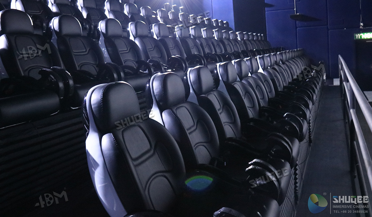 Elegant 3 Degrees Of Freedom Interactive 5D Cinema Chair With 12 Special Effects
