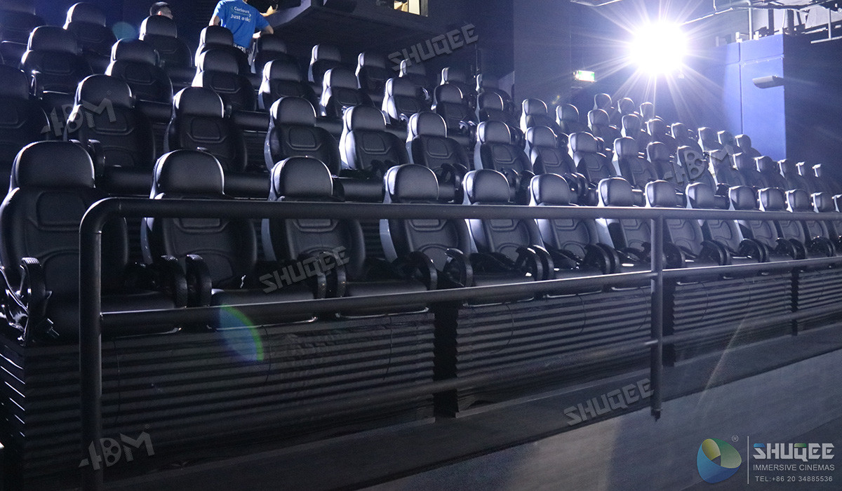 Elegant 3 Degrees Of Freedom Interactive 5D Cinema Chair With 12 Special Effects