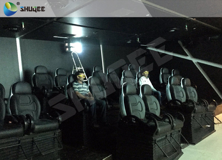 Funny Experience Fiberglass Body 7D Movie Theater With Customized Logo