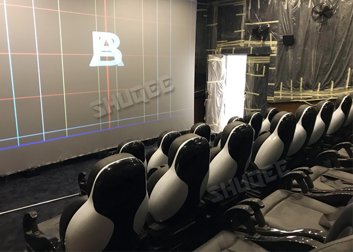 Fiber Glass Material 7D Cinema Theater Rain , Wind , Lightning Effect System