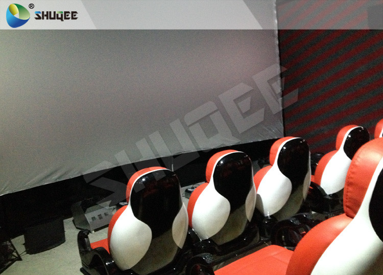 Burning Blood Exciting Motion Mobile 5D Cinema With Luxurious Armrest Seats Two Years Warranty