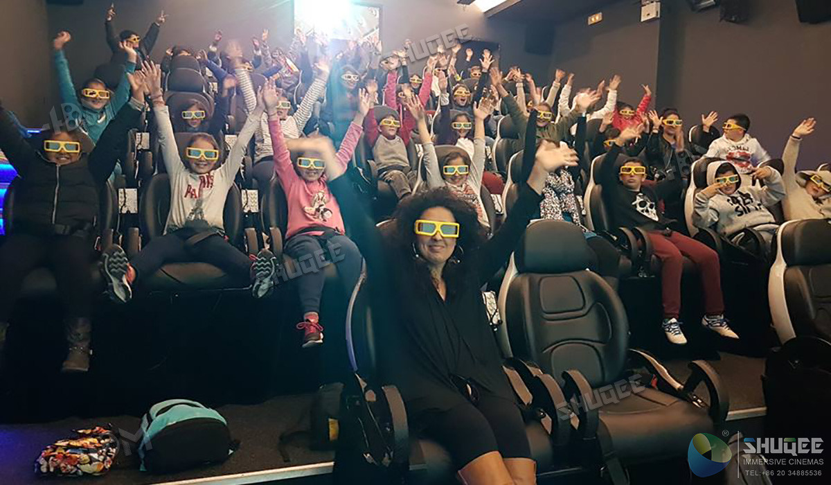 Funny 7D Movie Theater For Science Museums / Solid 7D Home Cinema