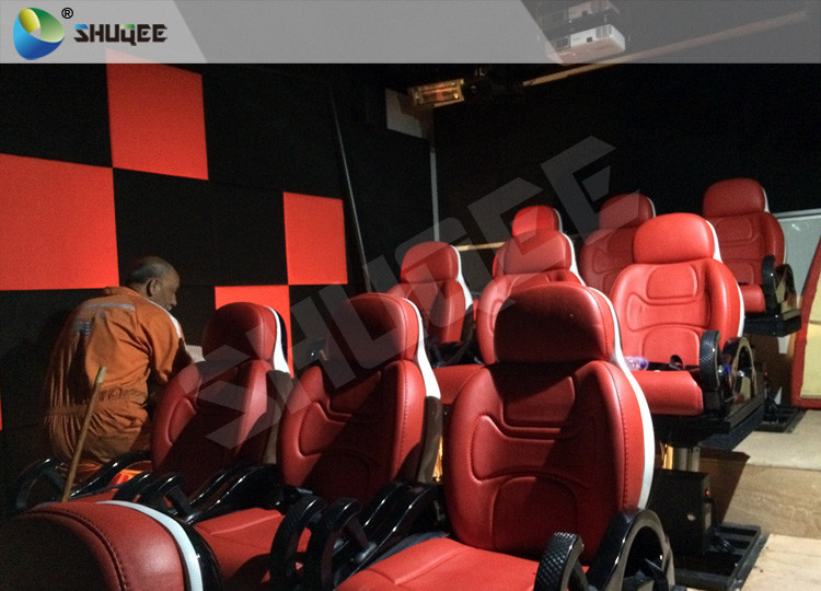 Entertaining 5D Cinema Seats With Motion Effect / Electric System For Amusement Park