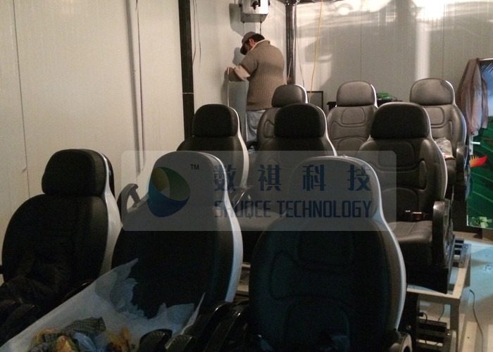 Dinosaur 5D Movie Theater For Mall Party Cinema With Action Rides Projector