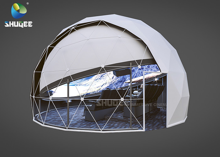 360 Degree 4D Cinema Dome Godzilla 100㎡ Area Snow Or Smoke Effect