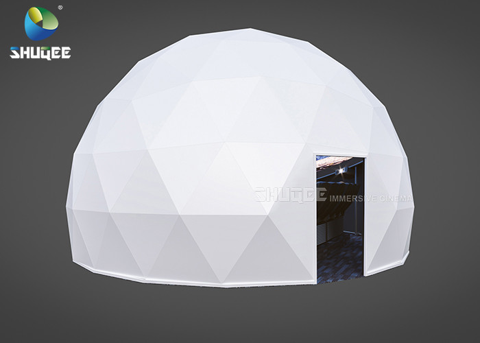 360 Degree 4D Cinema Dome Godzilla 100㎡ Area Snow Or Smoke Effect