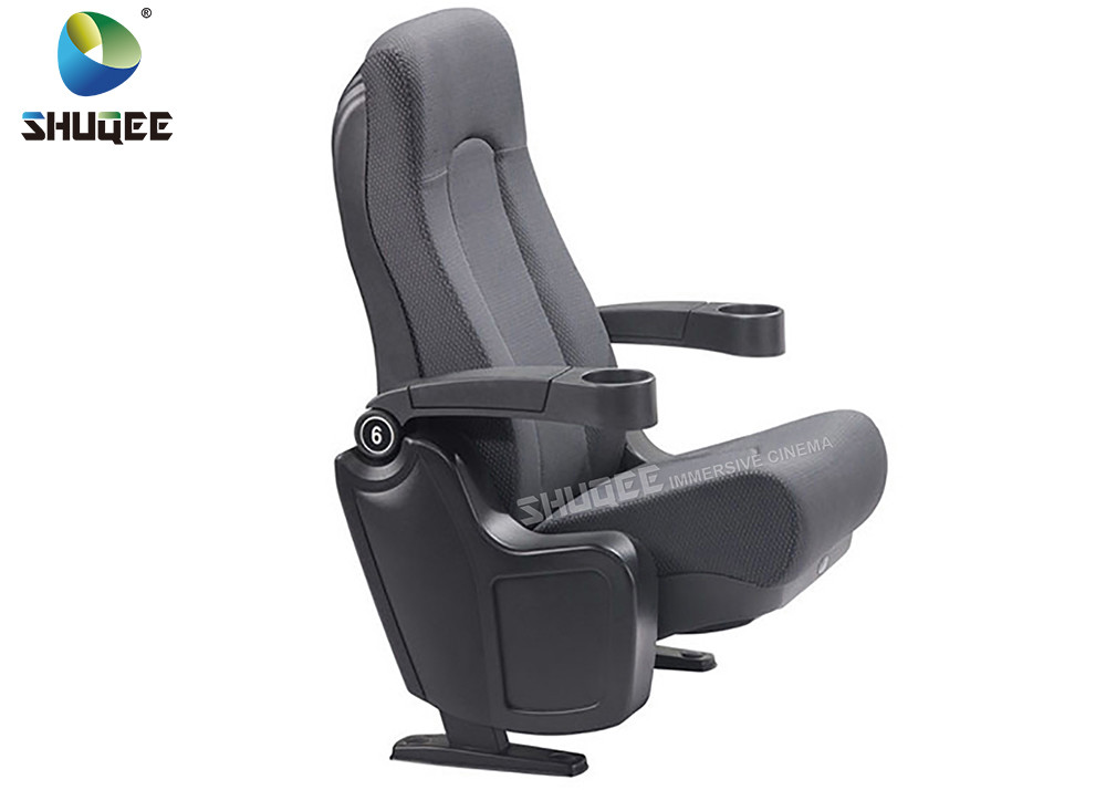 Ergonomic Safe School Movie Theater Chair With Plastic Cup Holder