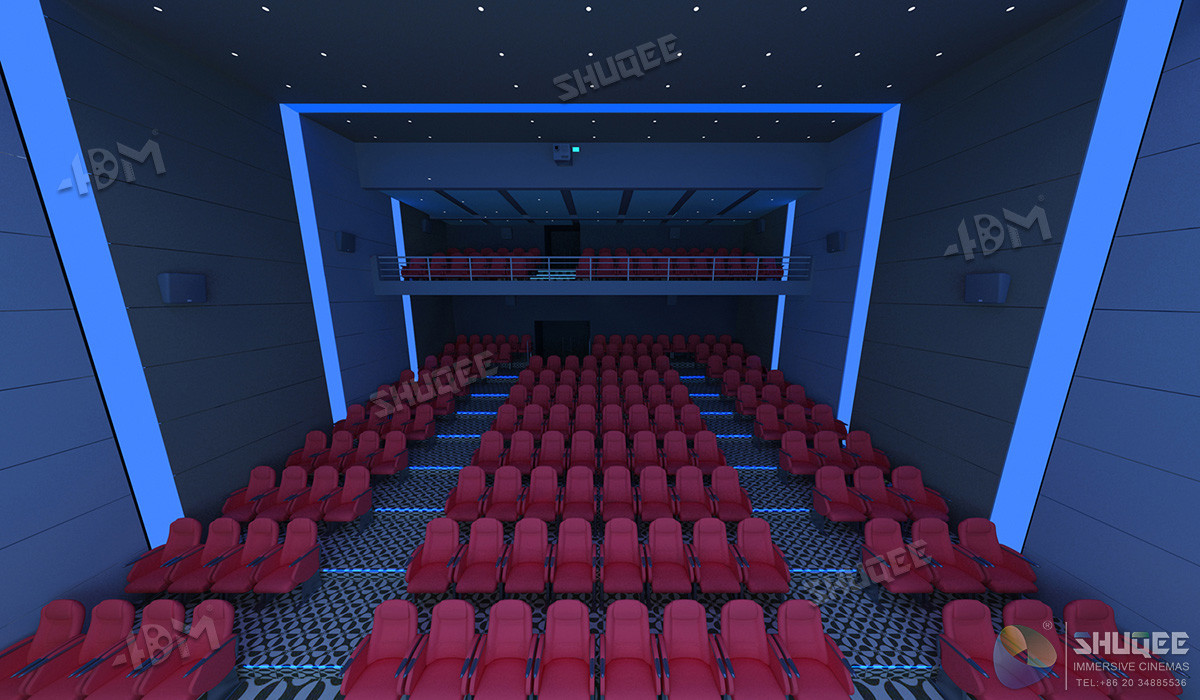 International 50-120 People 3D Cinema With 120HZ Projector Silver Screen