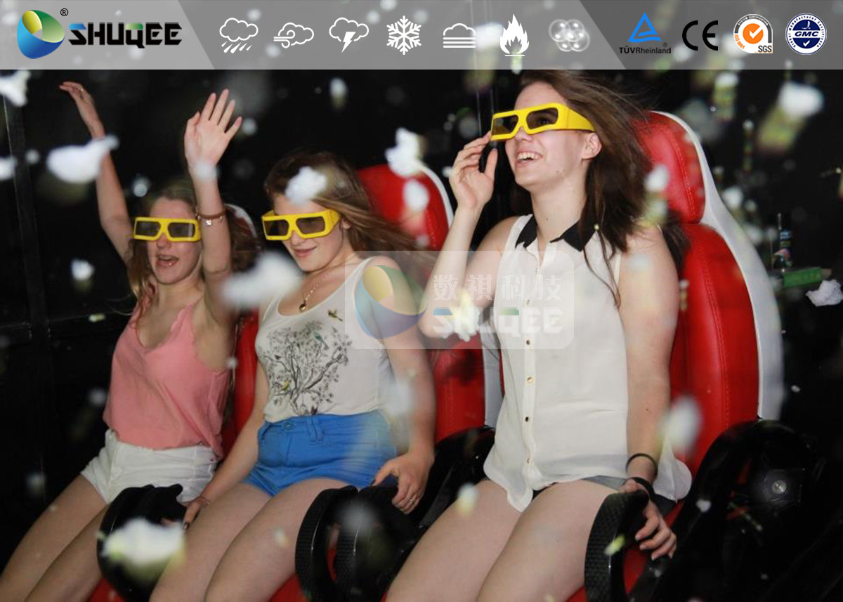 Excited 7D Movie Theater Simulator With Gun Shooting Game And Special Effects