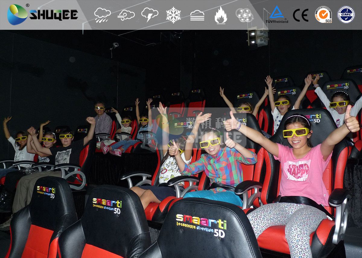 Adventure 7d Movie Theater Equipment With 3DOF Electric Motion Chairs