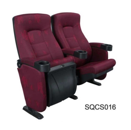 Comfortable Brown Fabric Chairs For Cinemas Lecture Halls Auditorium