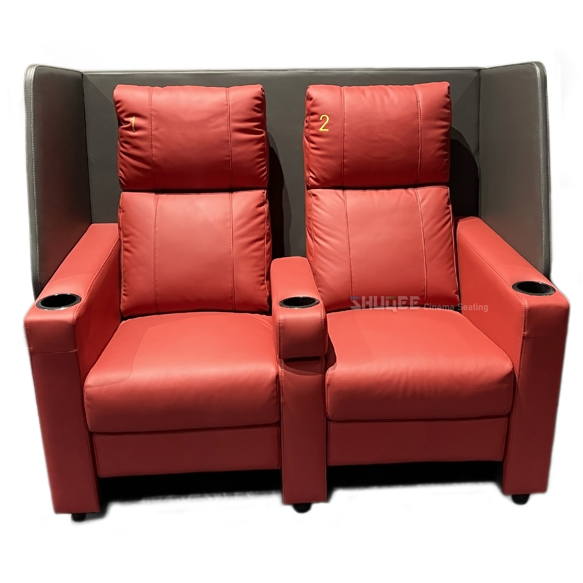 Genuine Leather Cinema VIP Sofa Luxury Home Theater Lover Seats Recliner