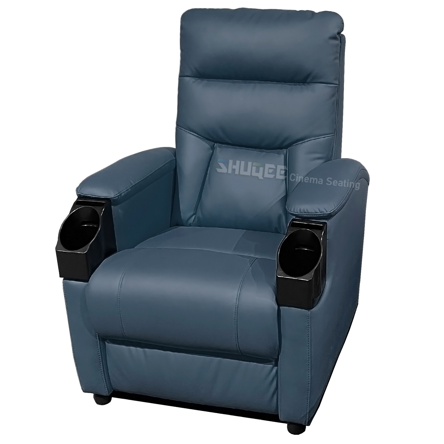 Luxury Genuine Leather Chair Home Cinema Seats VIP Sofa With Inclined Cup Holder