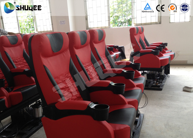 Exciting 4D Cinema Equipment Seats Can Movement From Front To Back 50 - 200 Seats