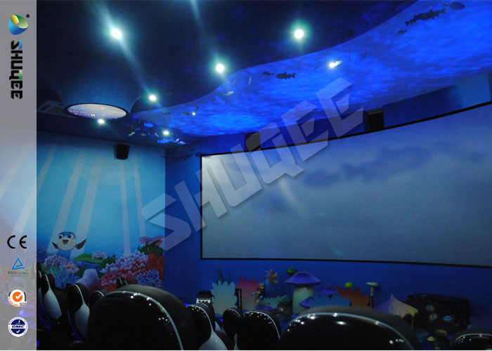 3 DOF Pneumatic System 5D Movie Theater / Driving Simulator With Control Motion System