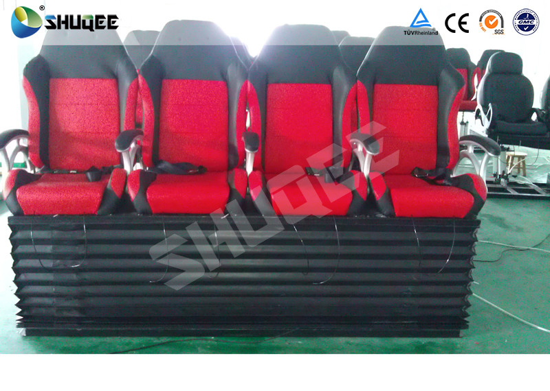 Hydraulic 4DOF Motion Theater Chair With  Push Back /  Leg Tickle Effect