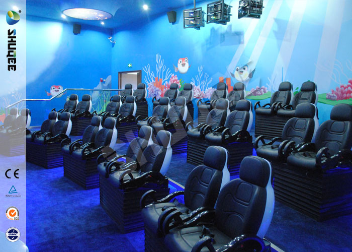 5D Luxury Movie Theater Seat Electric Hydraulic And Pneumatic Mobile Seats