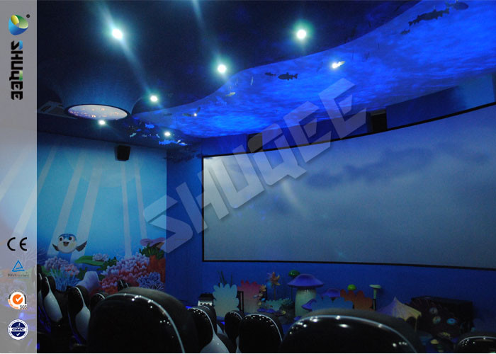 Large HD 4D Movie Theater , 4D Cinema Kino Hold 60 People