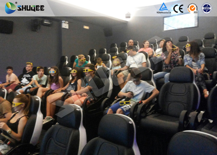 Hydraulic 4D Cinema 5D 6D 7D  Imax Movie Theater Equipment With Dynamic Seats