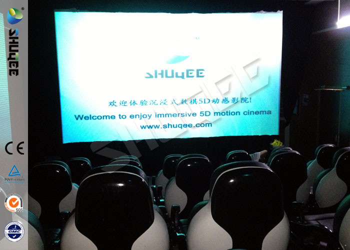 7D Simulator Cinema Movie Theater With Motion Seats For Theme Park