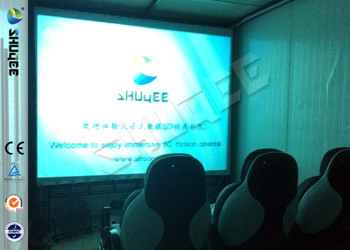 Convenient Moving Cabin 6D Motion Theater With Dynamic 9 Seatings