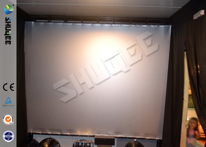 Medium Truck Mobile 5D Cinema Equipment , Six Electronic Mvovie Theater
