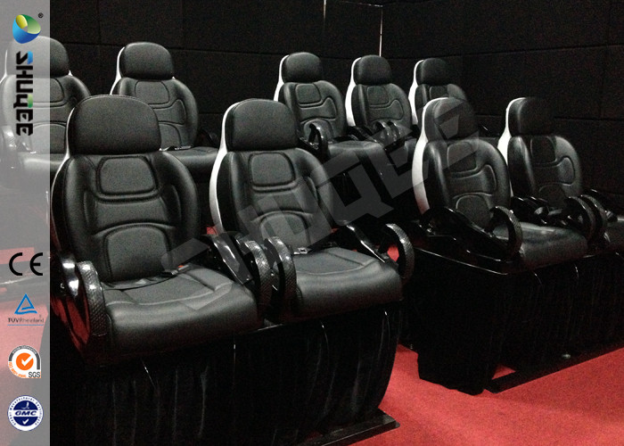 Mini 7D Movie Theater, 6 / 9 / 12 / 18 / 24 Persons XD Motion Cinema With Flat Screen