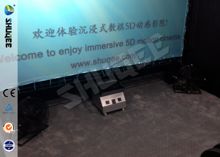 9 Seats Mobile Movie Theater Black With Metal Flat Screen