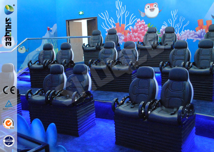 Entertainment Motion Leather Theater Chairs For Big XD Theater With Eletronic System