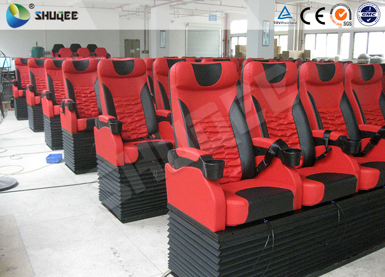 Professional 4DM Cinema Equipemnt With Electric Motion Chair , 4 Seats / Set