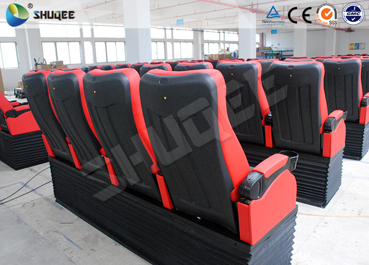 Pu Leather Imax Movie Theater , Electronic Dynamic 4DM Motion Chair 4D System