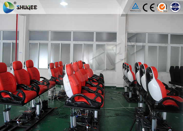 6 Dof Mobile Theater Chair , 4d Cinema Custom Motion Control System