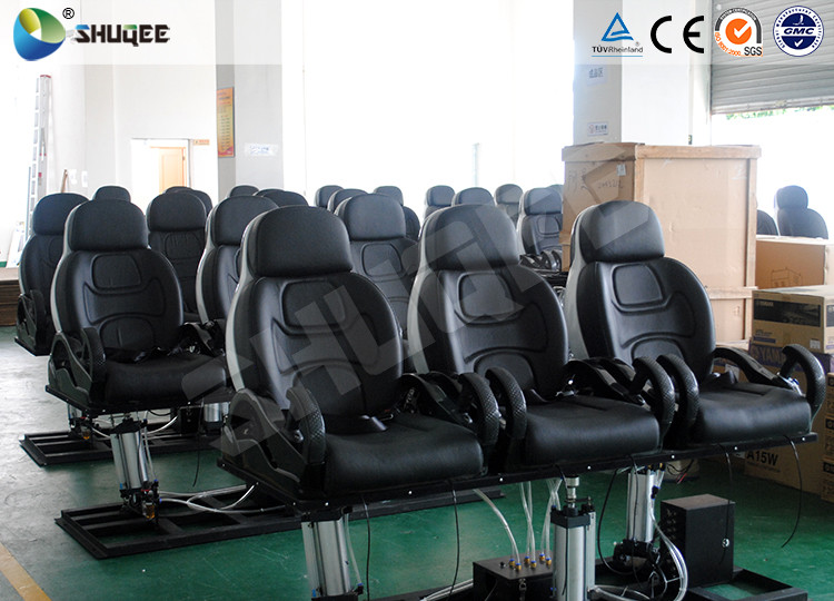 Luxury Pneumatic 5D Movie Theater With Genuine Leather Chair