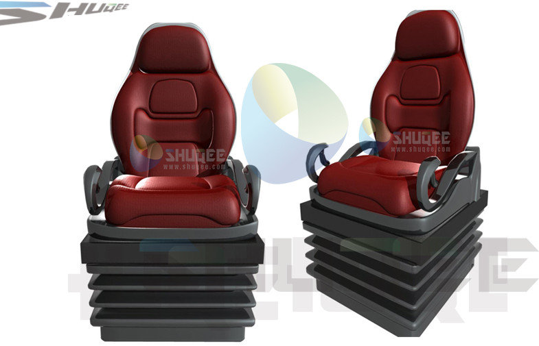 Custom Made Colorful 1 Person / Set Motion Cinema Chair For 3D / 4D / 5D Movie Theater
