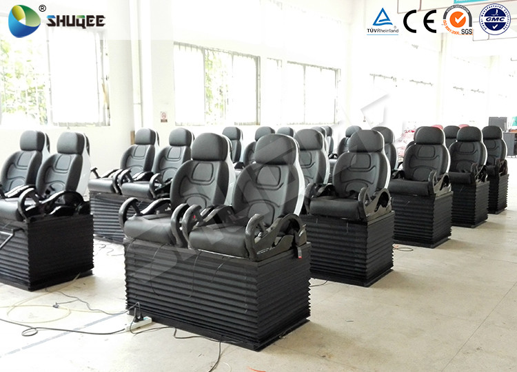 Genuine PU Leather Movie Theater Seat Dynamic For 5D Cinema System
