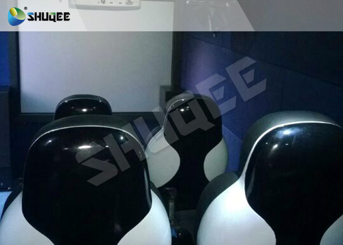 Shopping Mall 6D Cinema Equipment 6 Seats Motion Chairs Electric Pneumatic System